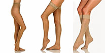 Pantyhose, thigh high, or knee high ultra sheer stockings for women at Elio's Foot Comfort centre