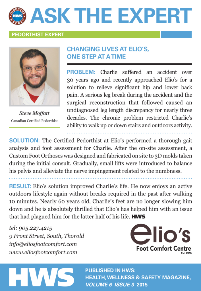 hip lower back pain solution | Elio's Foot Comfort