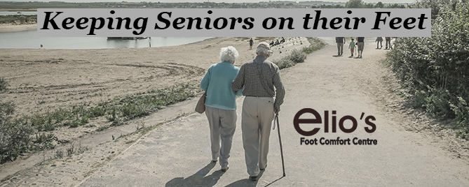 Seniors Feet Walking