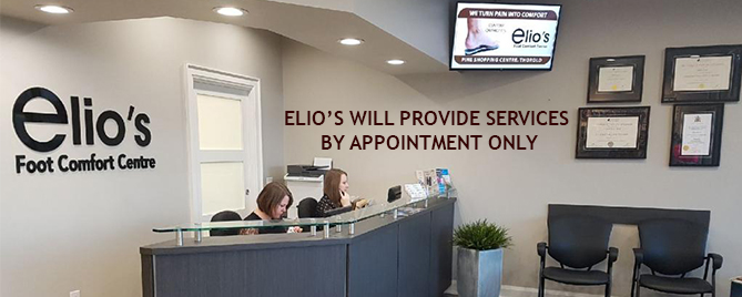 Service by Appointment Only Elios